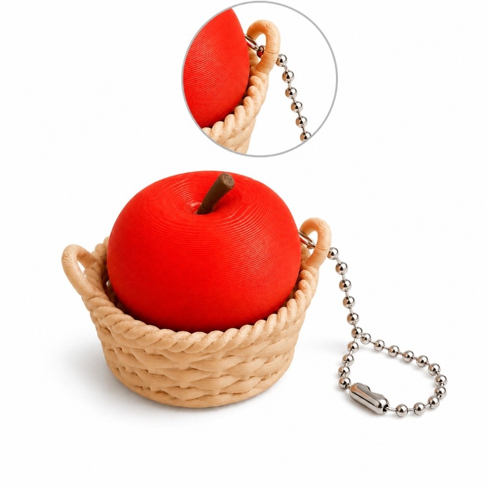 Food Zinc - Simulation Fruit 3D Printed Keychain Simulation