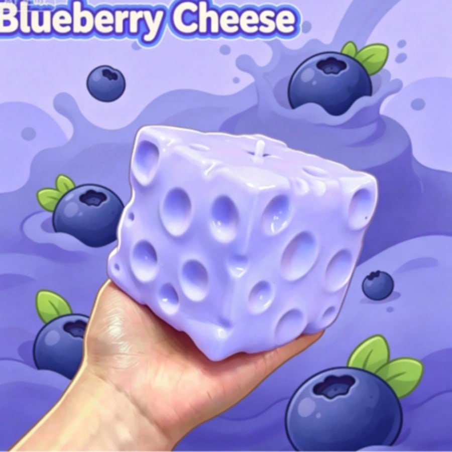 New Blueberry Color Cheese Squ - Food & Snacks Coloring Book Bold & Easy Designs For Adults And Kids Bold & Easy Coloring Books recension och pris