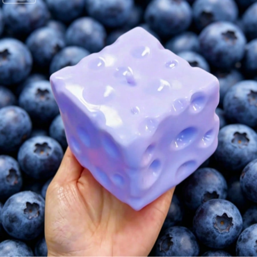 New Blueberry Color Cheese Squ - Food & Snacks Coloring Book Bold & Easy Designs For Adults And Kids Bold & Easy Coloring Books recension och pris