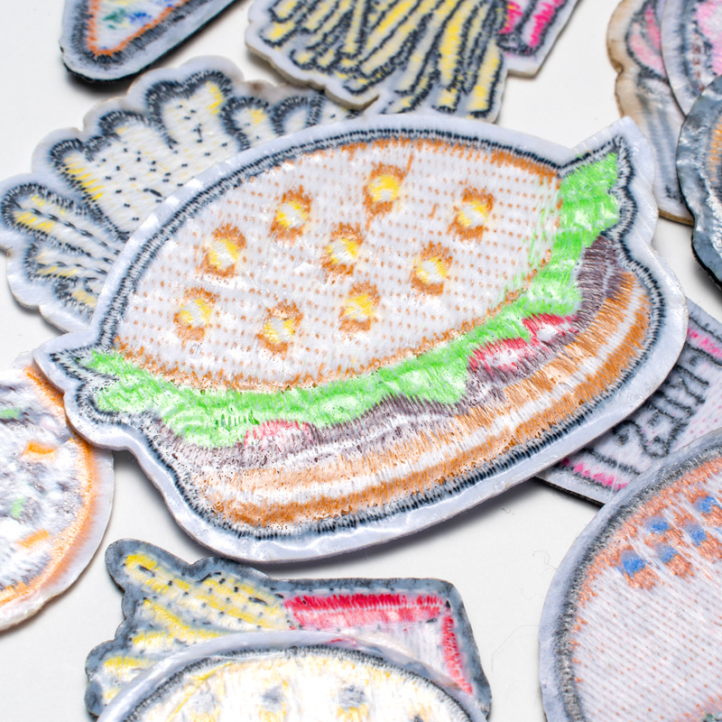 Fast Food Series Embroidered C - Food Snacks Pictures recension och pris