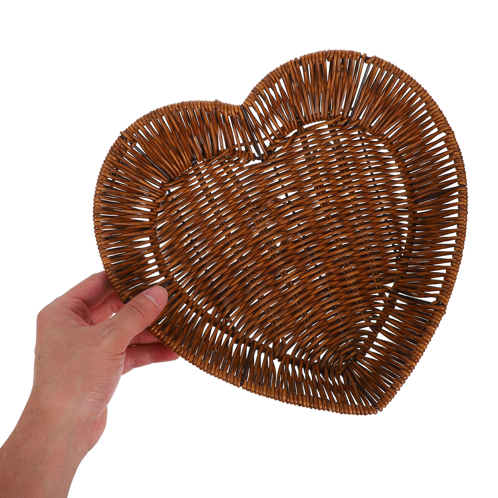 2pcs Heart Rattan Basket Woven - Food Snacks For Picnic recension och pris