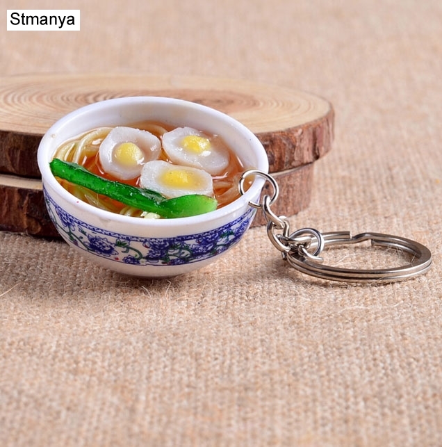 Mini Simulation Food Key chain - Food Zinc recension och pris