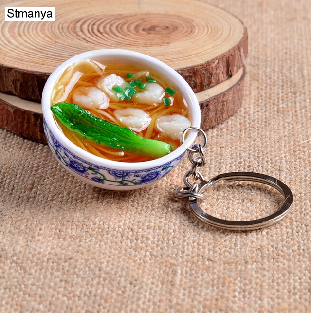 Mini Simulation Food Key chain - Food Zinc recension och pris