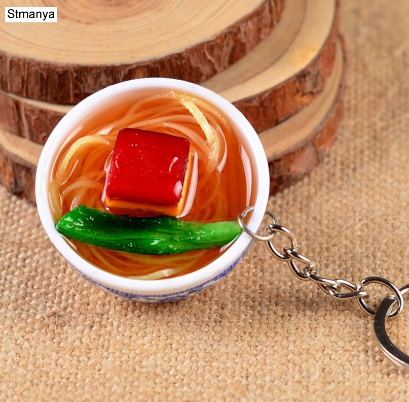 Mini Simulation Food Key chain - Food Zinc recension och pris