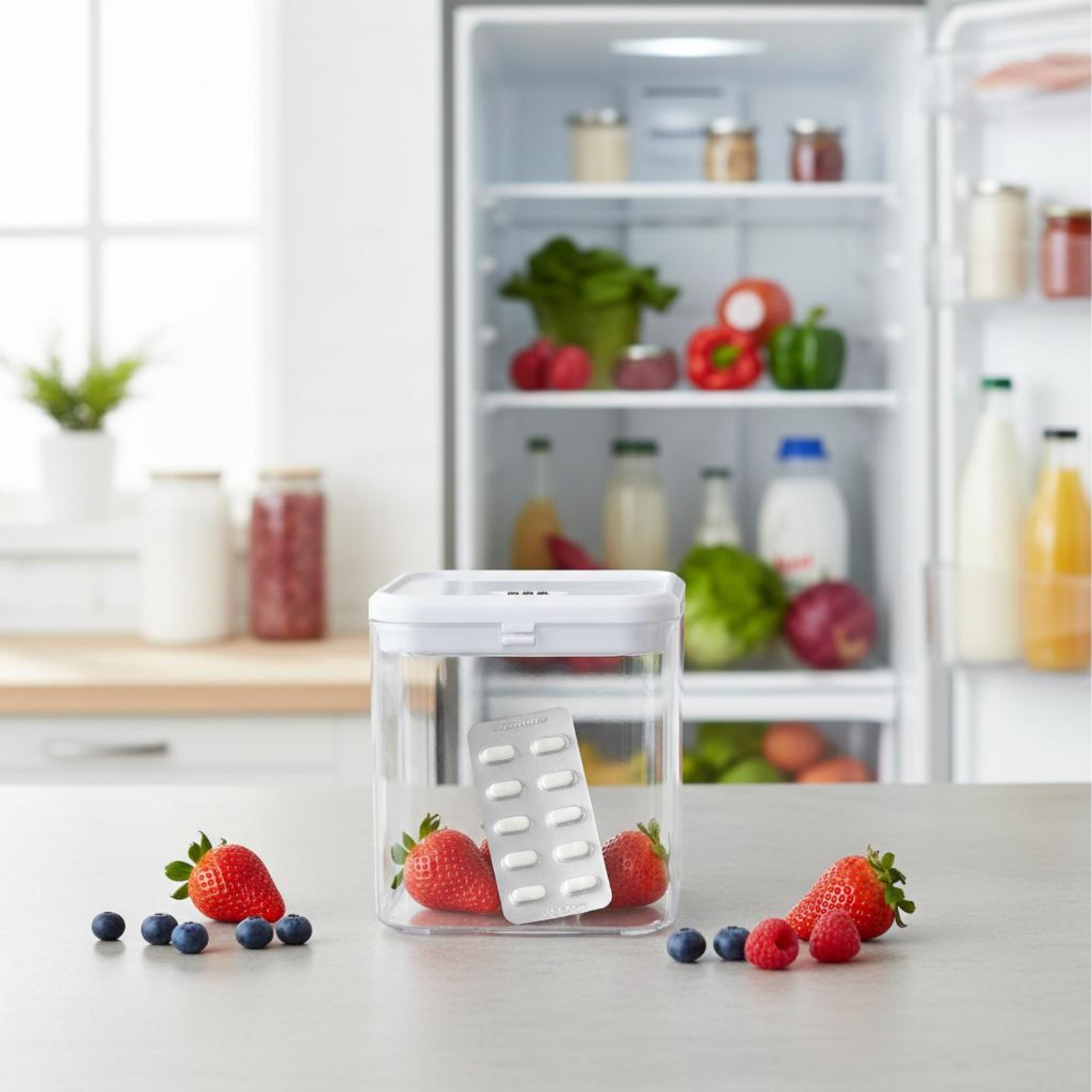 Clear Lockable Box Versatile L - Food & Snacks Coloring Book Bold & Easy Designs For Adults And Kids Bold & Easy Coloring Books recension och pris