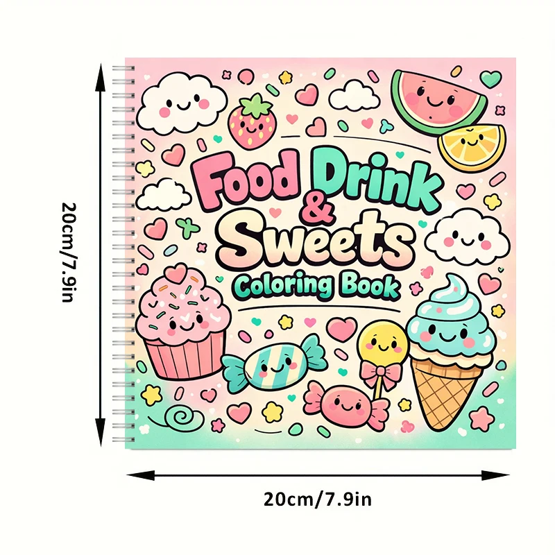 Coloring Book FOOD DRINK & SWE - Food Y Snacks Coloring Book recension och pris