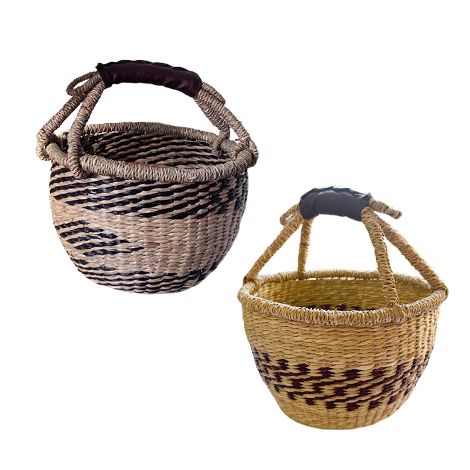 Handwoven Picnic Basket Multif - Food Snacks For Picnic recension och pris