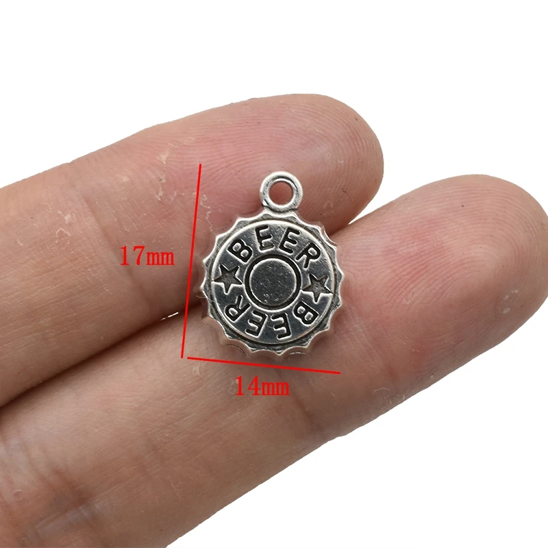 15PCS Antique Silver Plated Be - Food Zinc recension och pris