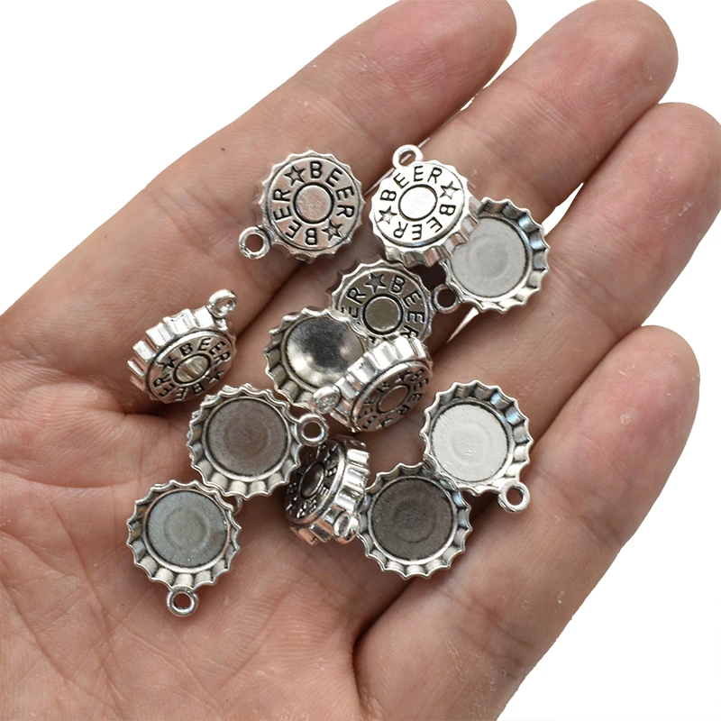 15PCS Antique Silver Plated Be - Food Zinc recension och pris