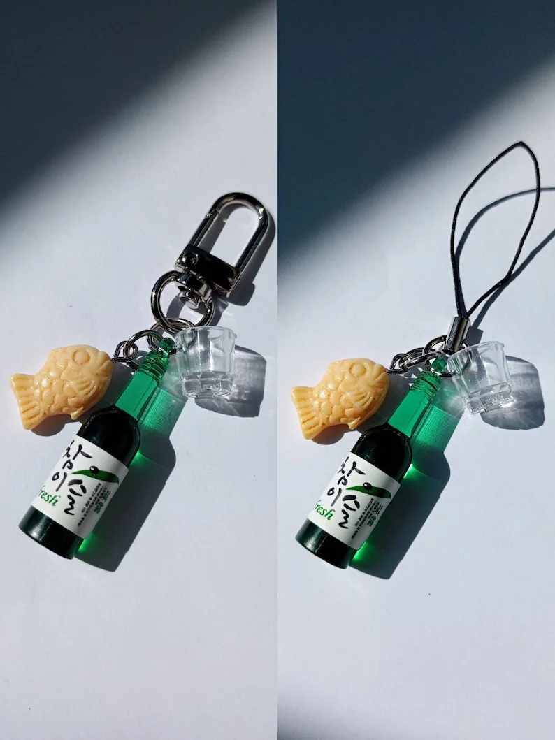 street food keychain Soju bott - Food Zinc recension och pris