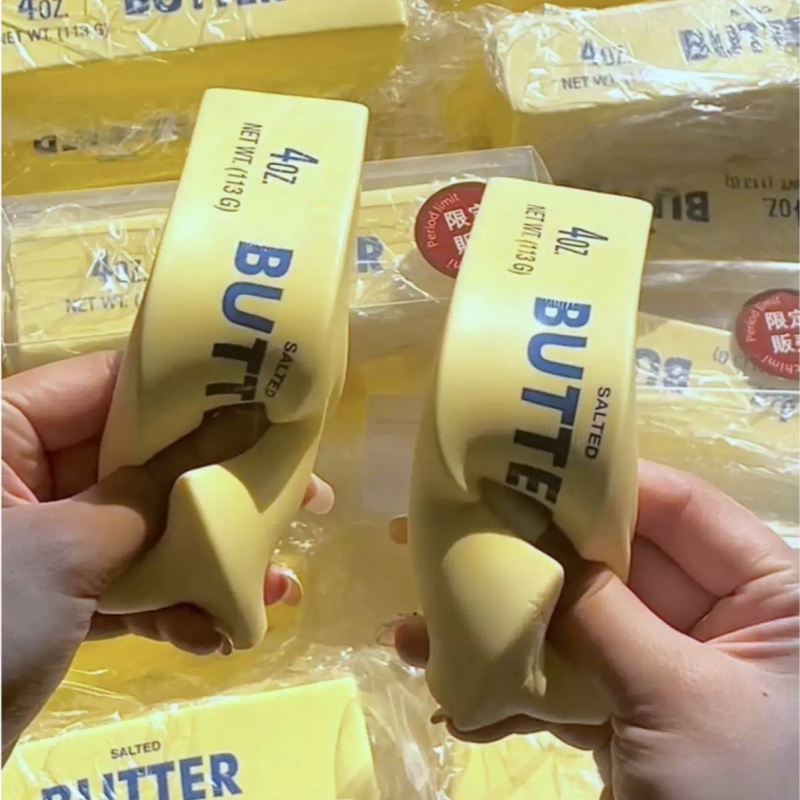 1Pc Butter Squeeze Toy For Adu - Food & Snacks Coloring Book Bold & Easy Designs For Adults And Kids Bold & Easy Coloring Books recension och pris