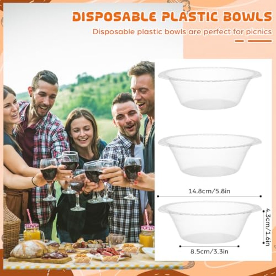 30 Pack 12 oz Disposable Plast - Food Snacks For Picnic recension och pris