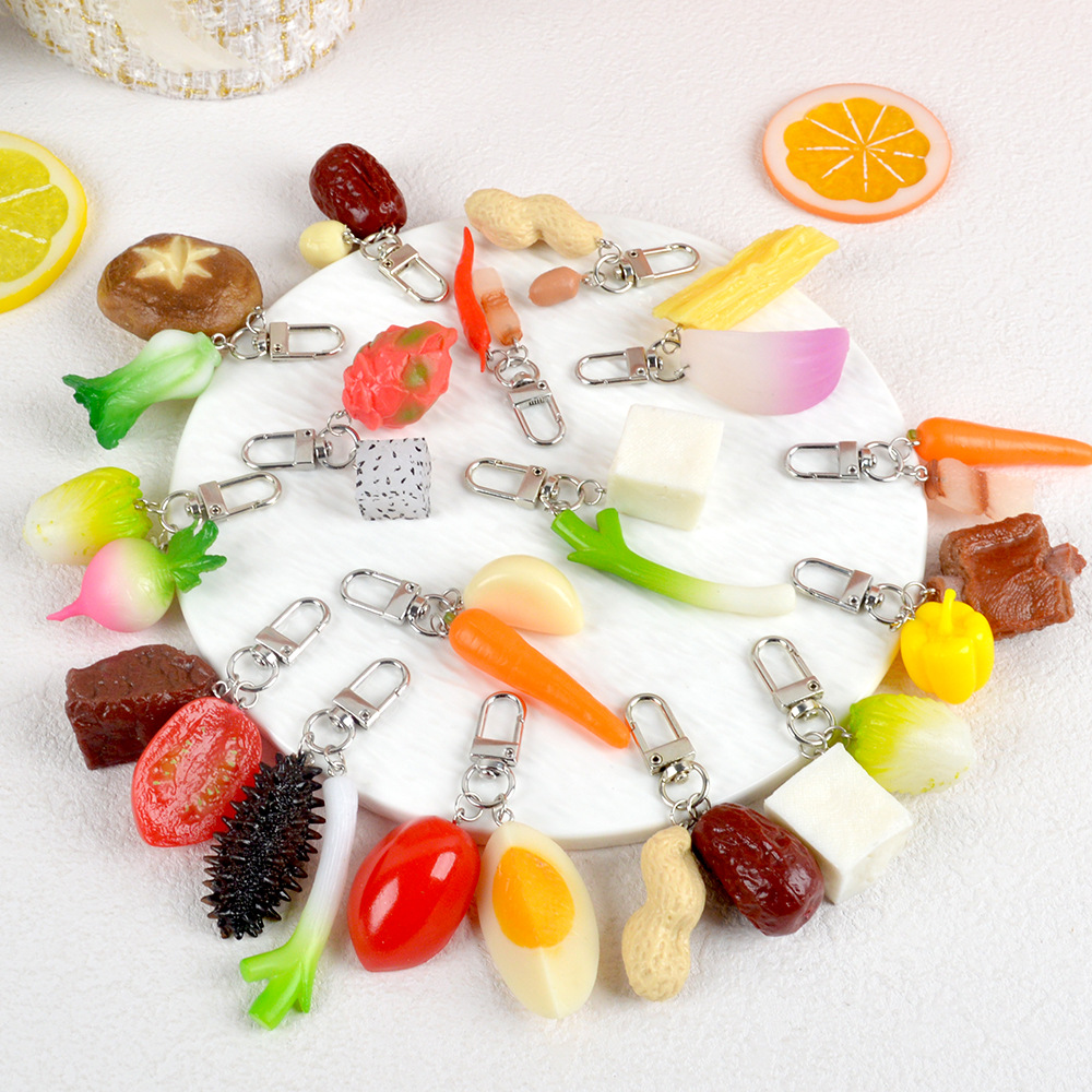 Simulated Food Keychain Fruits - Food Zinc recension och pris