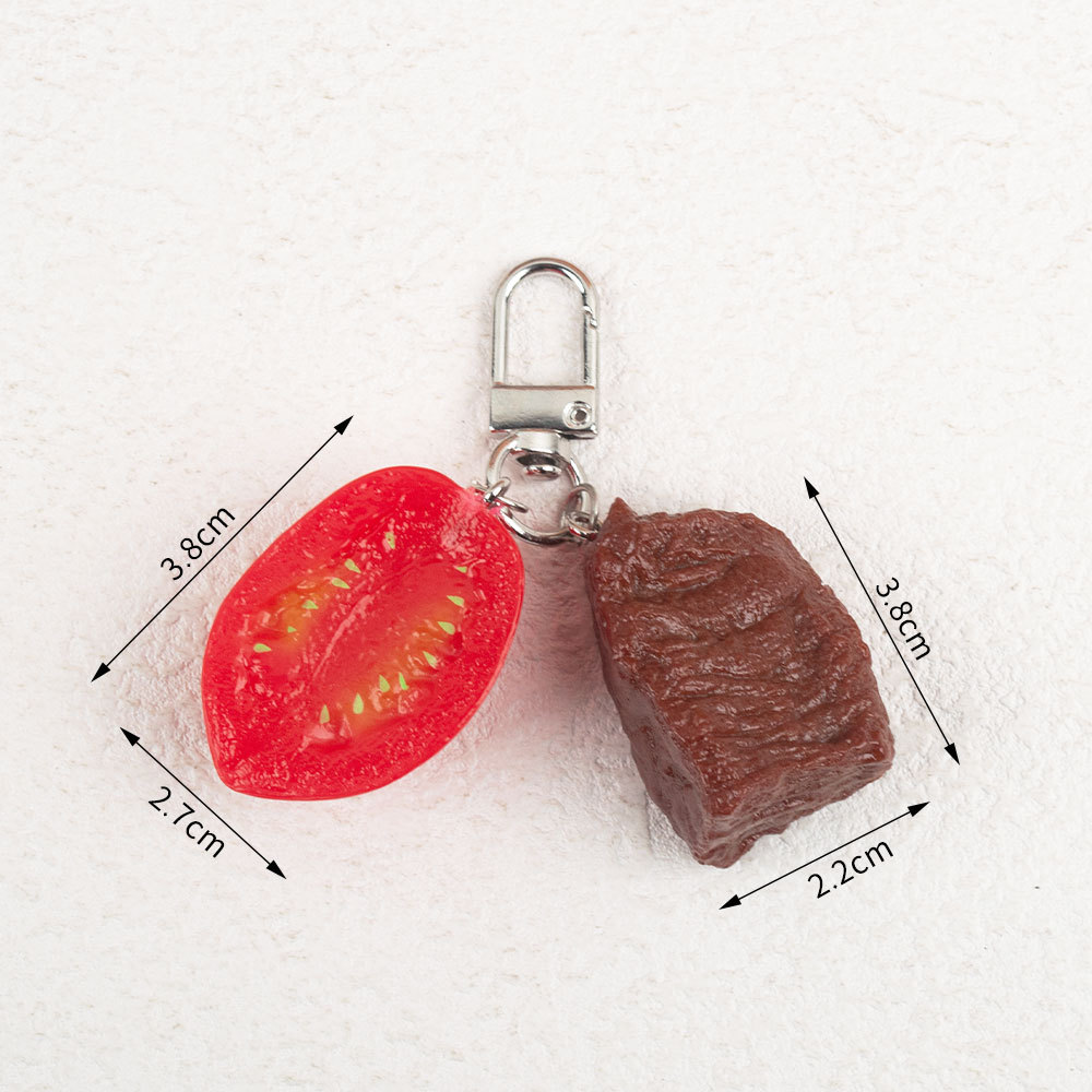 Simulated Food Keychain Fruits - Food Zinc recension och pris