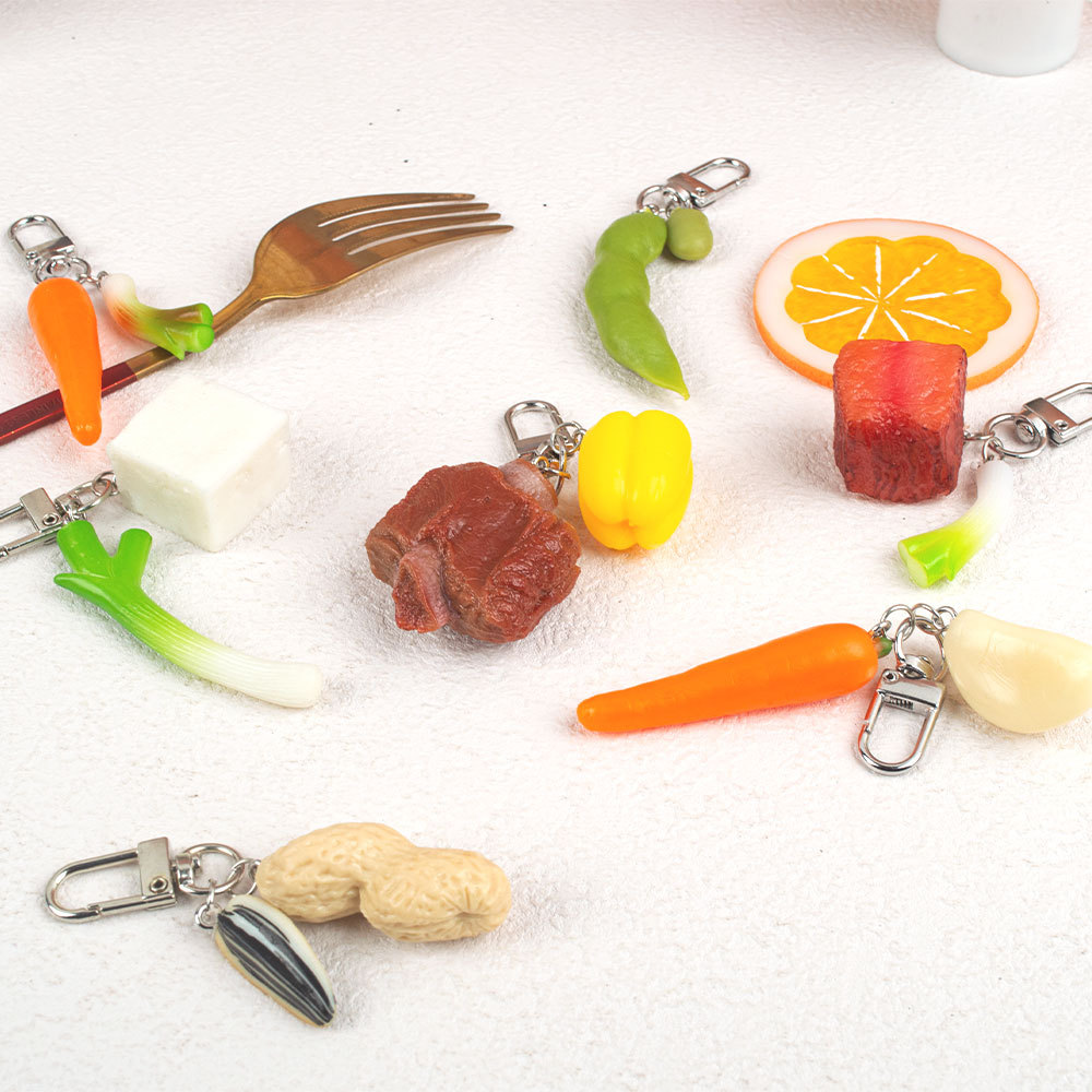 Simulated Food Keychain Fruits - Food Zinc recension och pris