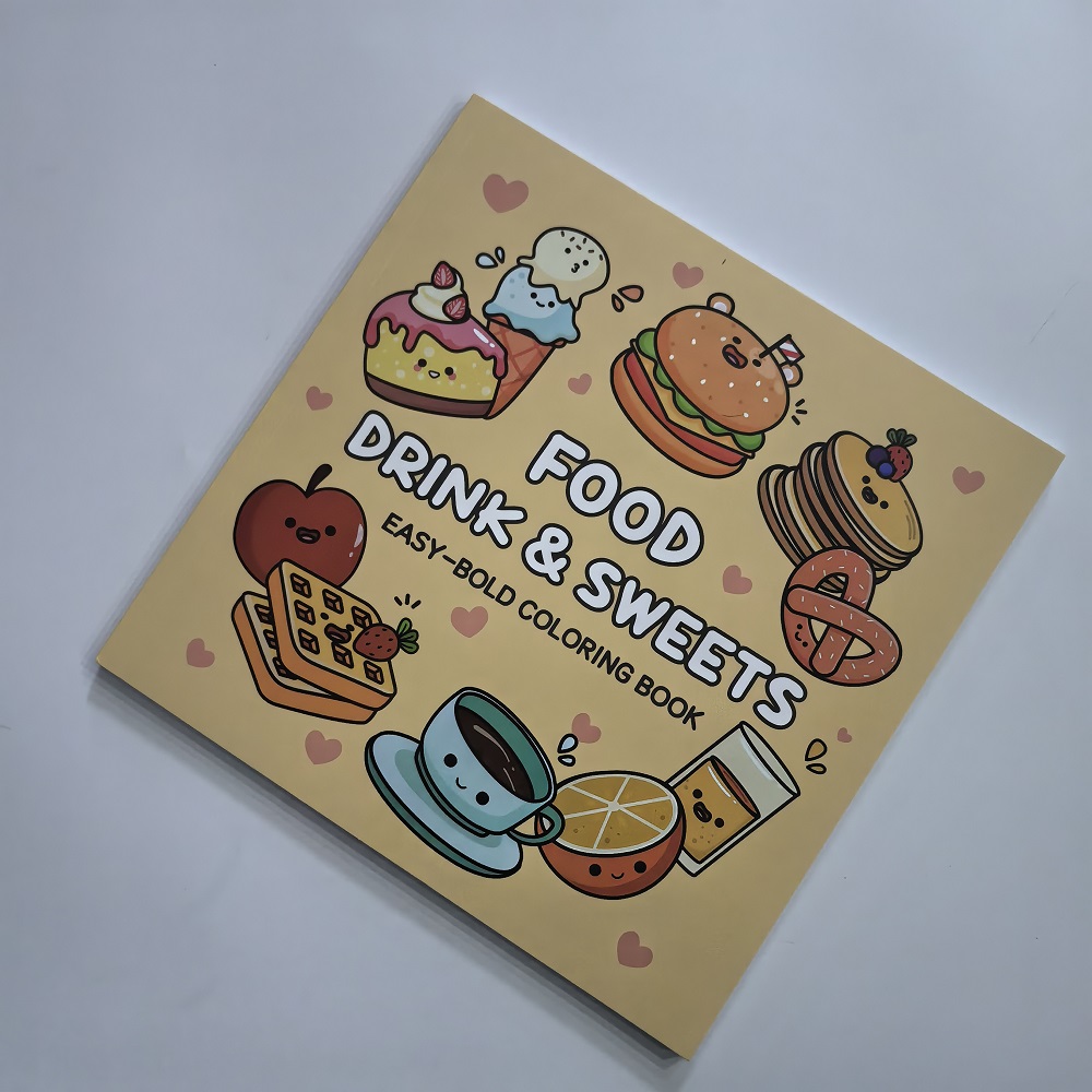 Food Drink & Sweets Easy-bold  - Food Y Snacks Coloring Book recension och pris