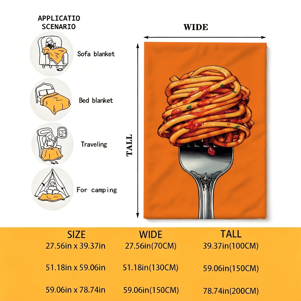Funny French Fries Blanket Thr - Food Giant Snacks recension och pris
