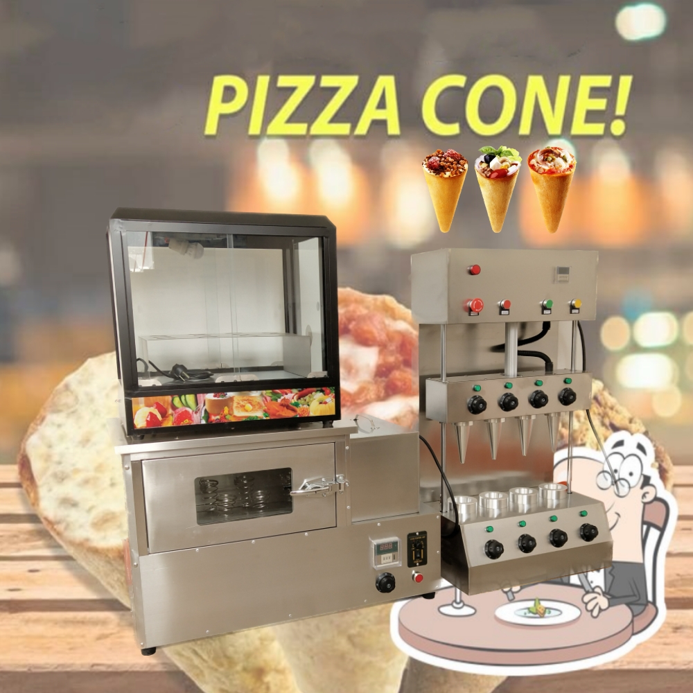 110V 220V Popular Pizza Cone M - Food Snacks Healthy recension och pris