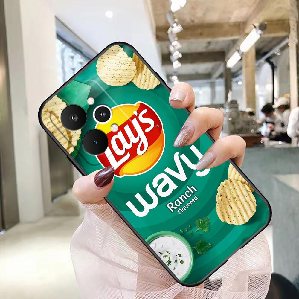 Phone Case For OPPO Realme 16  - Food Snacks Quotes recension och pris